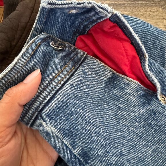 GH Bass & Co Men’s Vinatge Bomber Lined Jean Jackett Size M - Picture 4 of 16